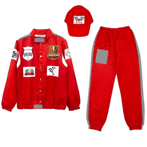CoolChange Racing Driver Halloween Costume Kid’s Size M 8. (EU 128) - Picture 3 of 7